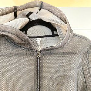 Alo Yoga Mesh Cropped Zip-Up Size M